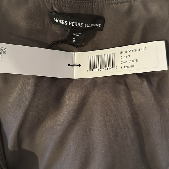 James Perse Silk Mid-Length Brown Dress Size 2 6 US๐ - Picture 8 of 8